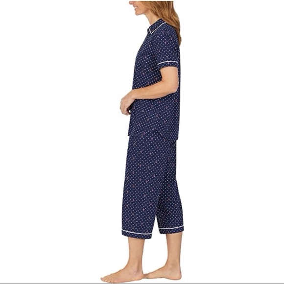 Nautica 2 Piece Sleepwear Set Anchor Polka Dot - Picture 5 of 9